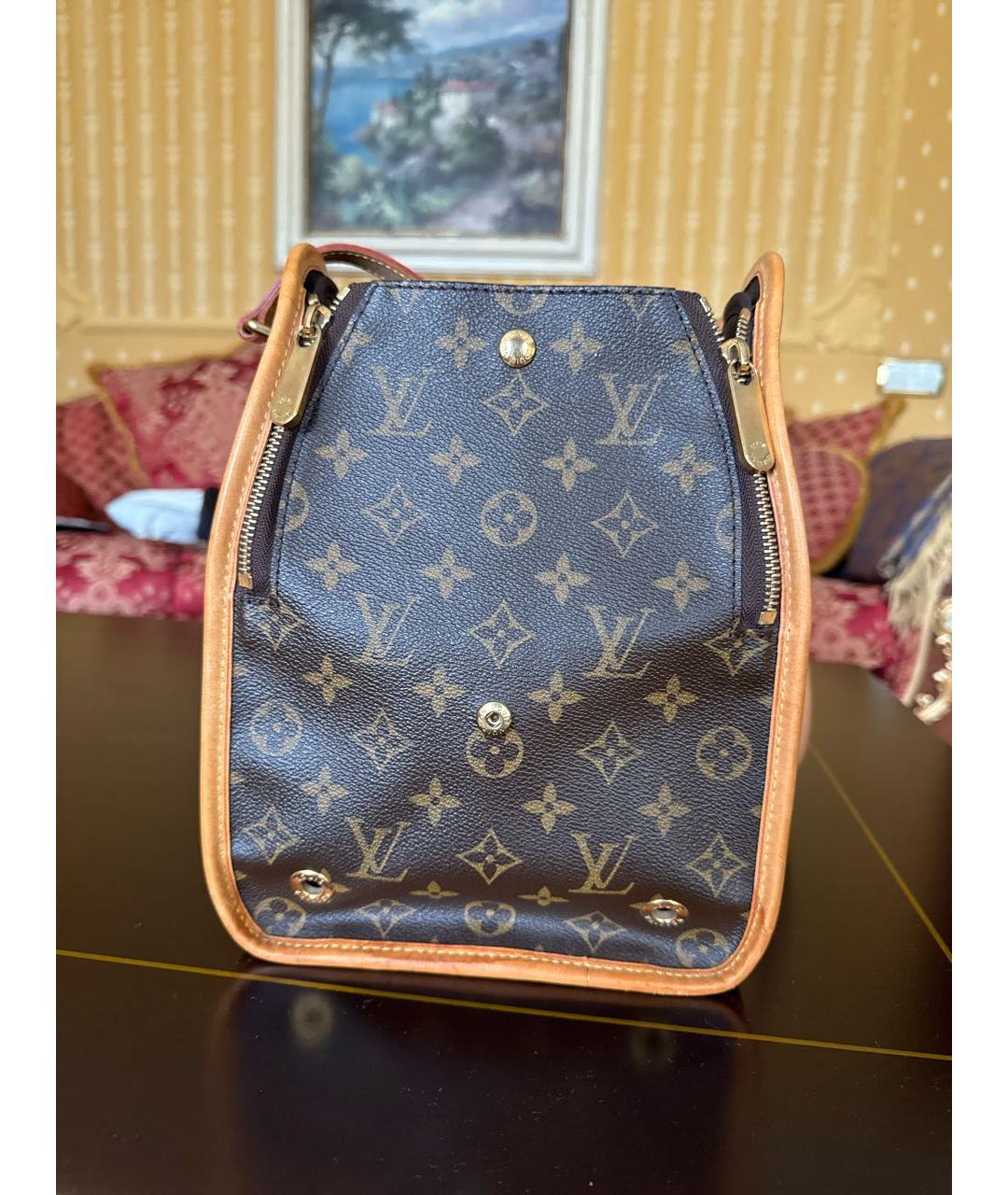 LOUIS VUITTON Коричневая дорожная/спортивная сумка, фото 3