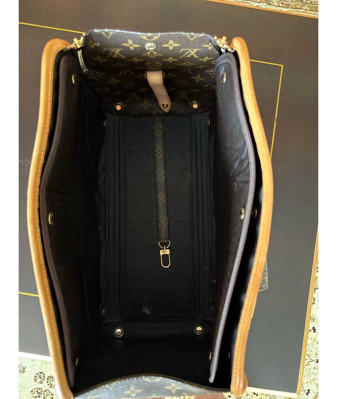 LOUIS VUITTON Коричневая дорожная/спортивная сумка, фото 5
