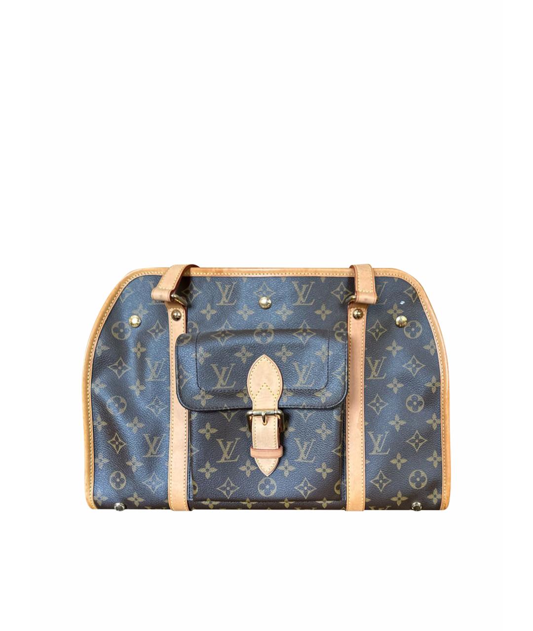 LOUIS VUITTON Коричневая дорожная/спортивная сумка, фото 1
