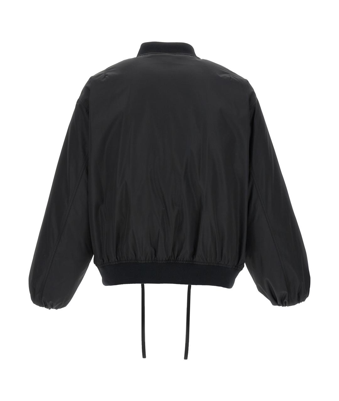 JIL SANDER Черная полиэстеровая куртка, фото 2