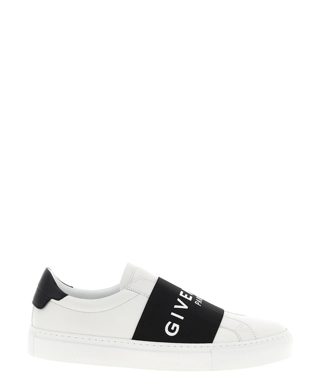 GIVENCHY Белые кожаные слипоны, фото 1