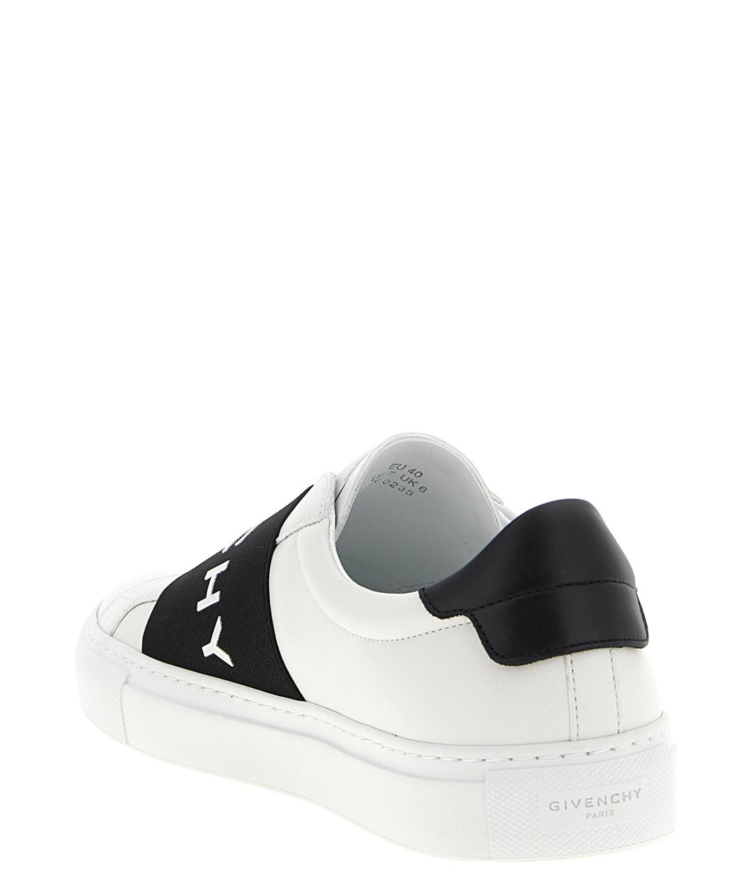 GIVENCHY Белые кожаные слипоны, фото 3