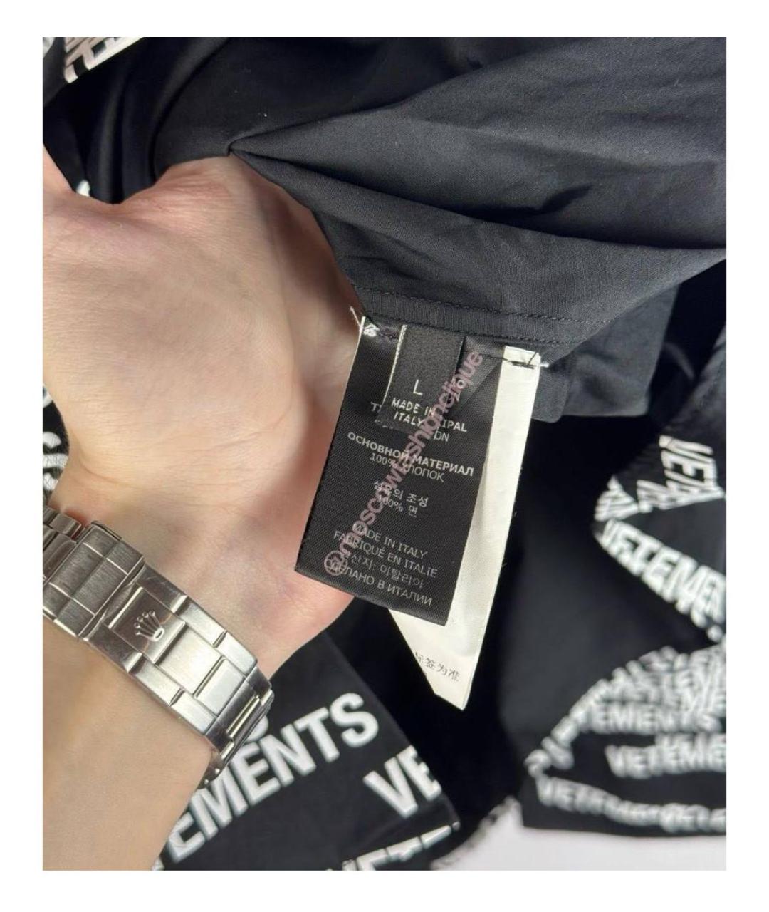 VETEMENTS Мульти хлопковая рубашка, фото 6