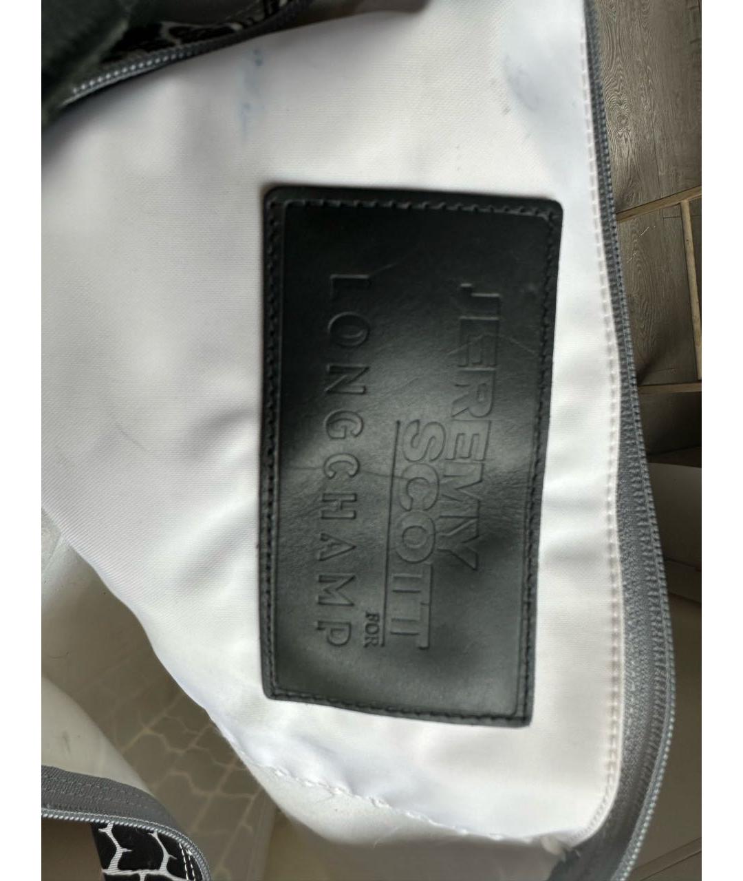 LONGCHAMP Серая хлопковая дорожная/спортивная сумка, фото 4