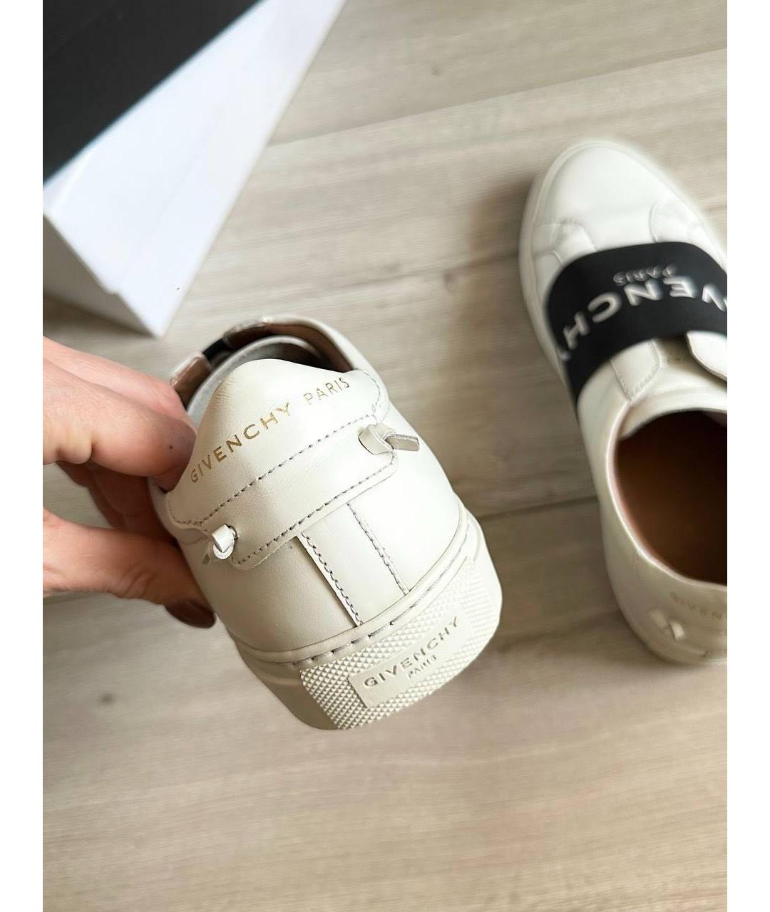 GIVENCHY Белые кожаные кеды, фото 4