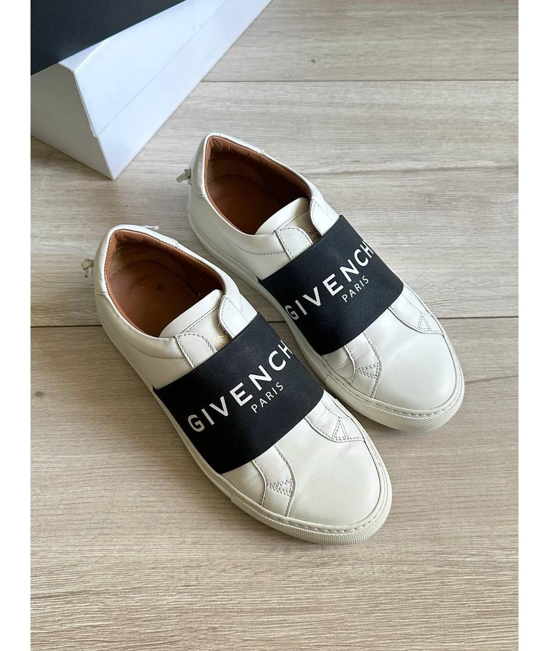 GIVENCHY Белые кожаные кеды, фото 3