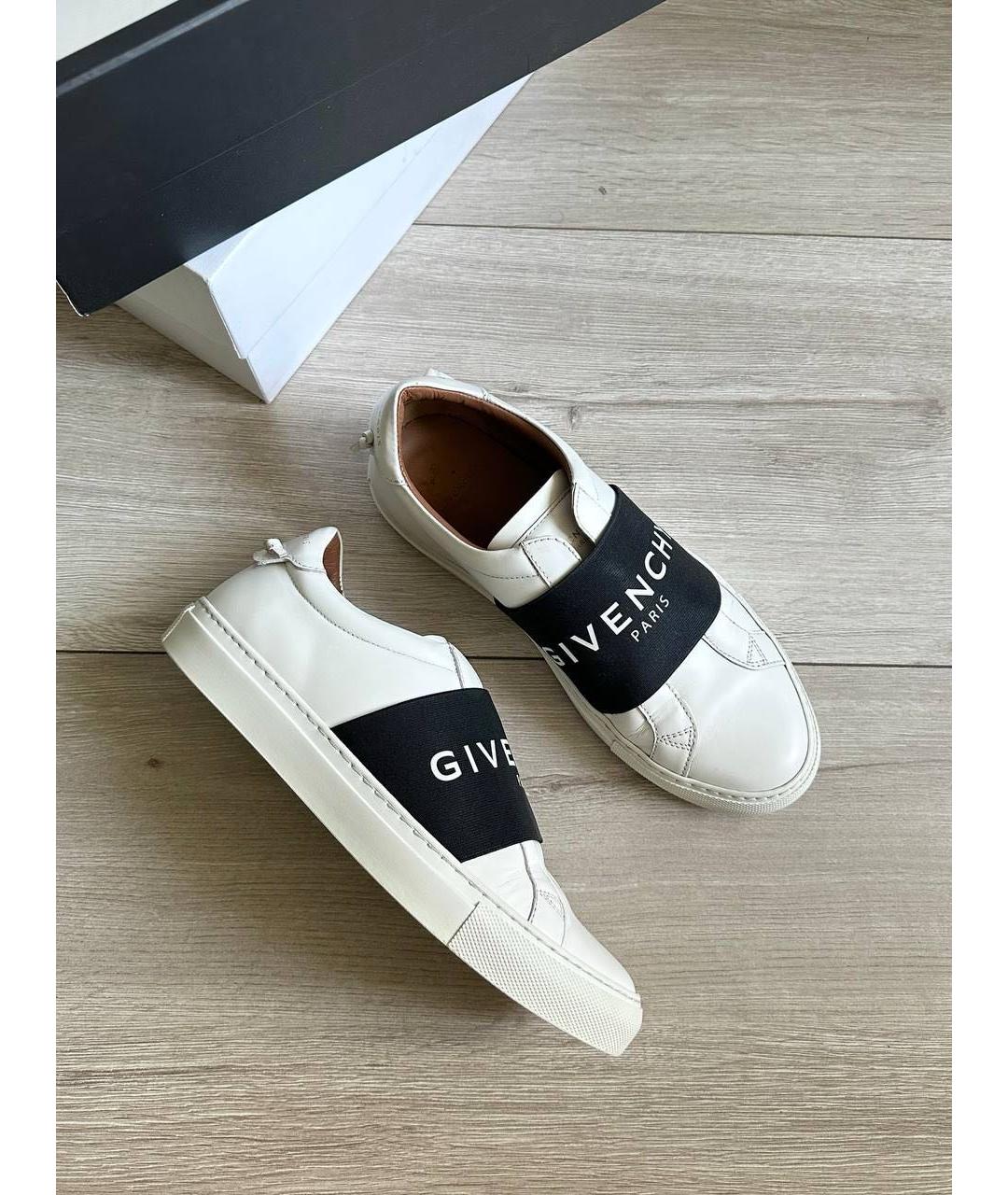 GIVENCHY Белые кожаные кеды, фото 2