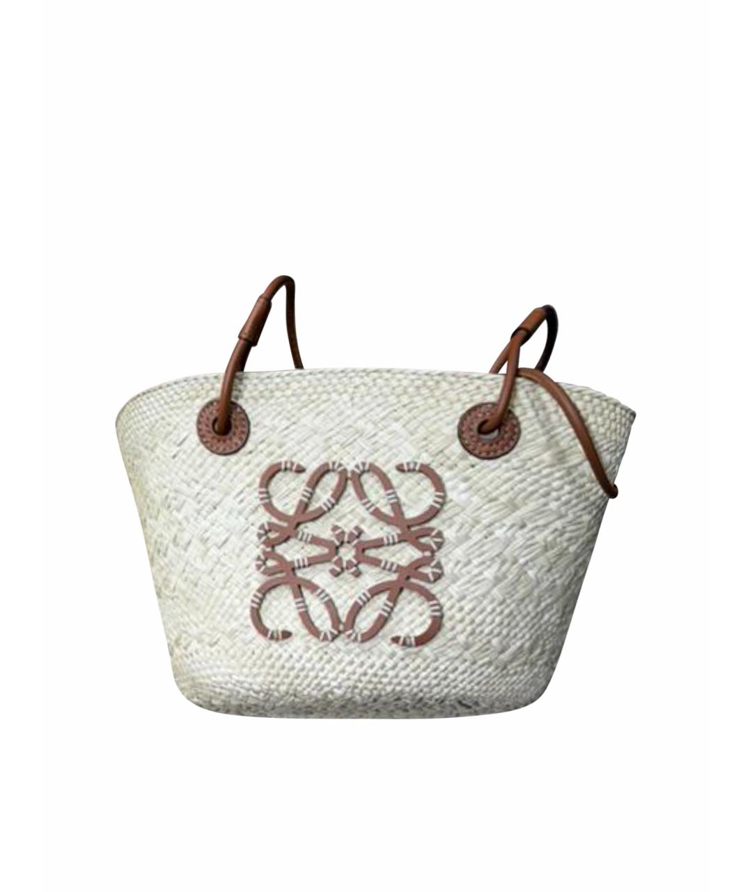 LOEWE Бежевая пляжная сумка, фото 1