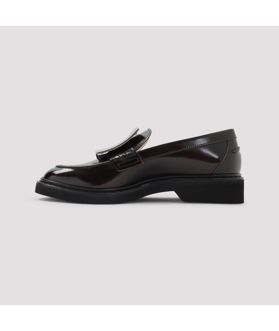 ROGER VIVIER Черные лоферы из лакированной кожи, фото 2