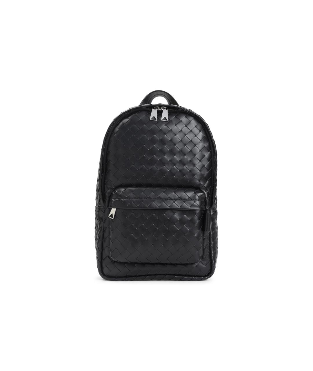 BOTTEGA VENETA Черный кожаный рюкзак, фото 1