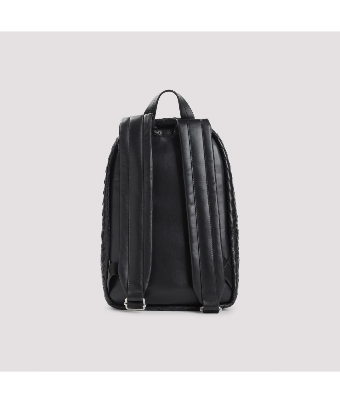 BOTTEGA VENETA Черный кожаный рюкзак, фото 2