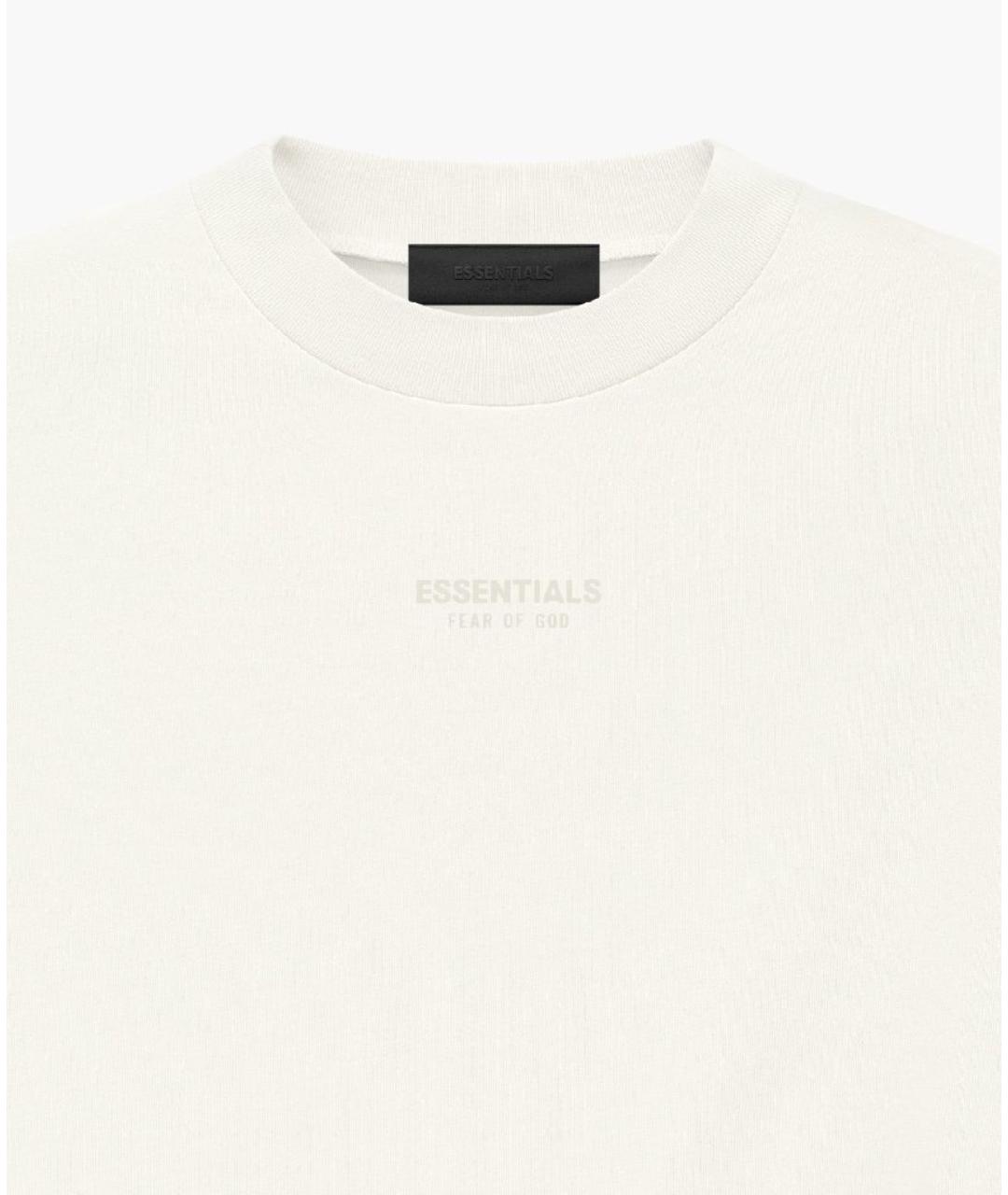 FEAR OF GOD ESSENTIALS Белая хлопковая футболка, фото 3