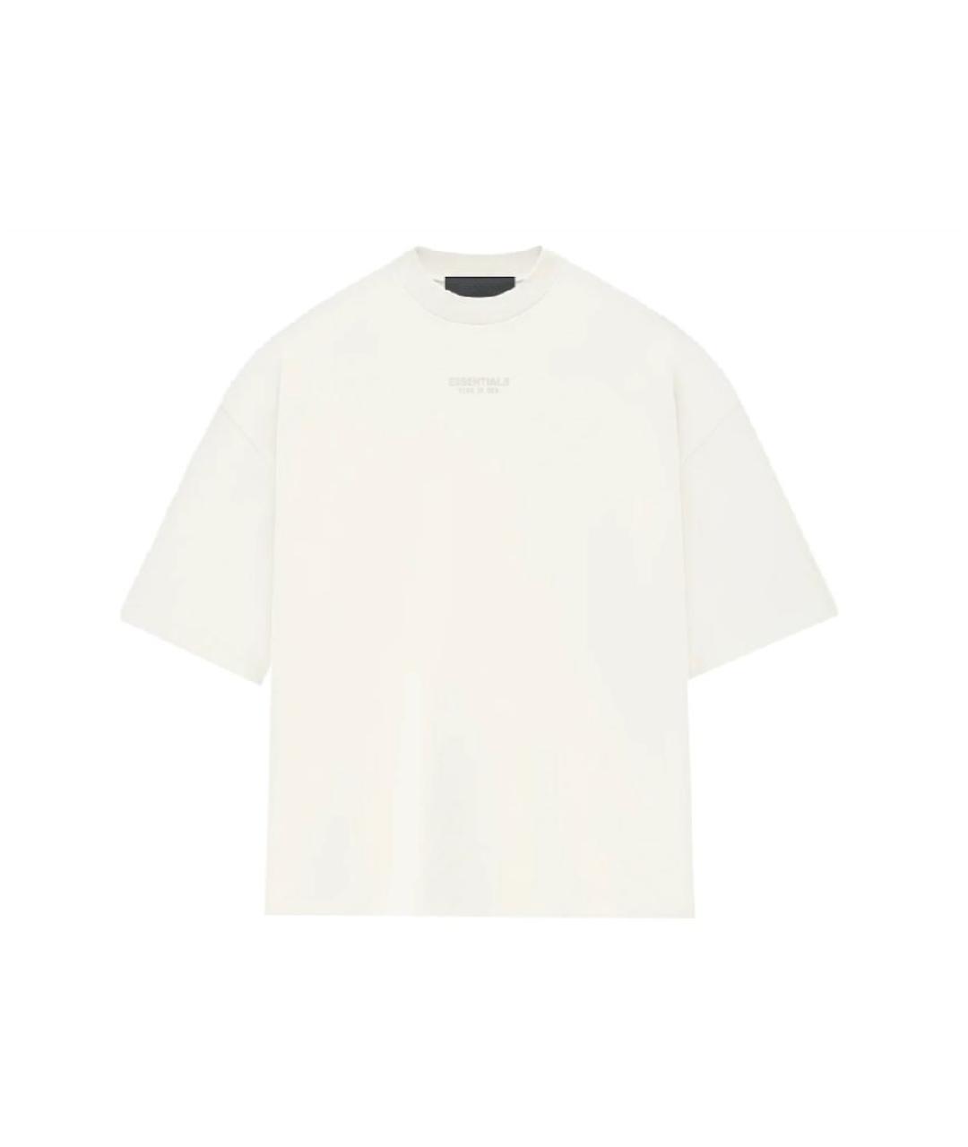 FEAR OF GOD ESSENTIALS Белая хлопковая футболка, фото 1