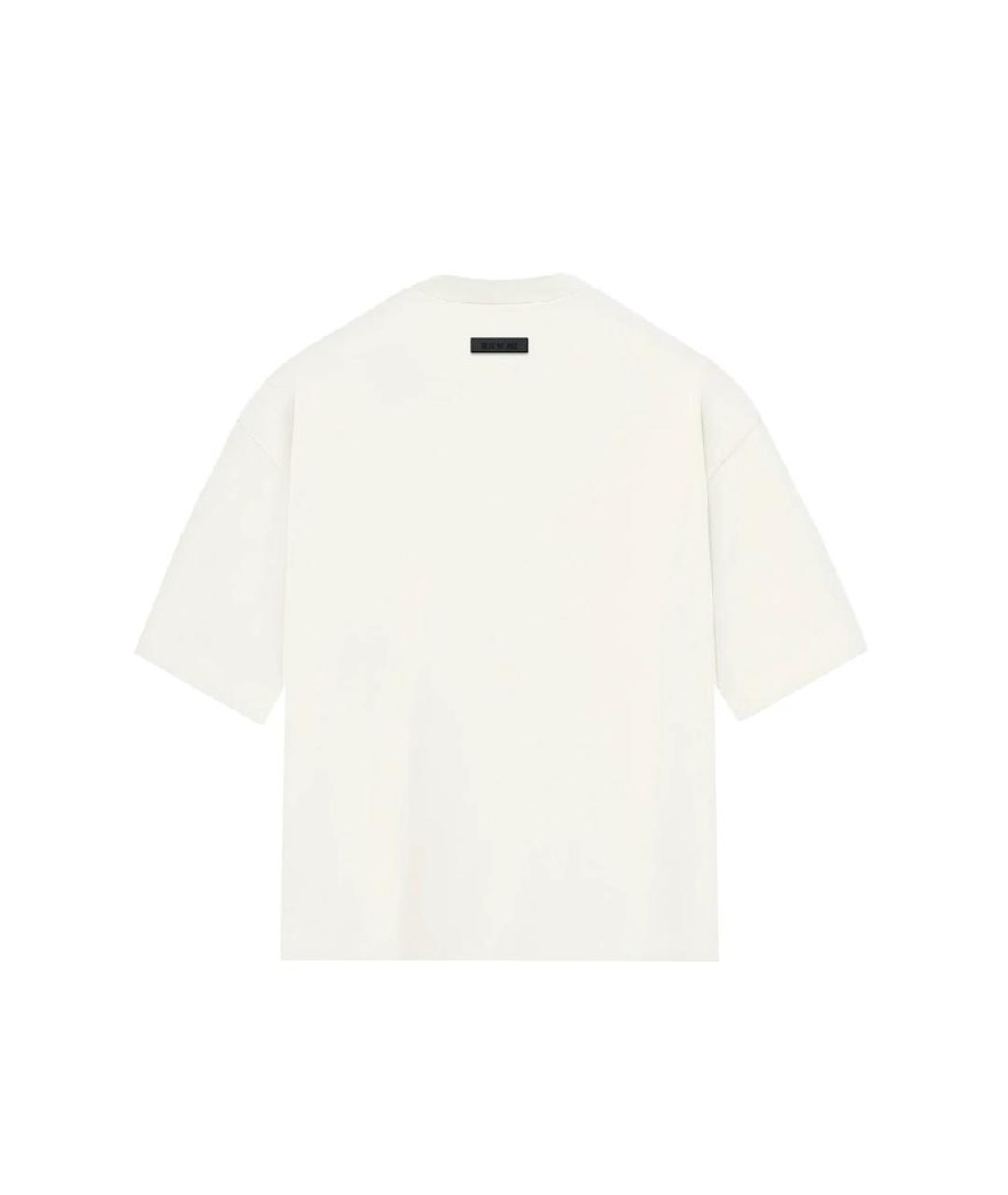 FEAR OF GOD ESSENTIALS Белая хлопковая футболка, фото 2
