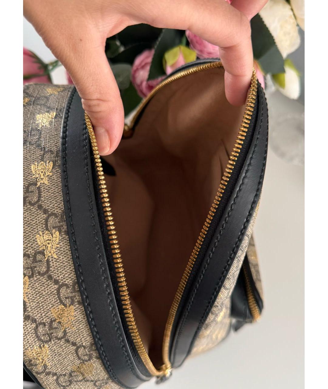 GUCCI Бежевый рюкзак, фото 4