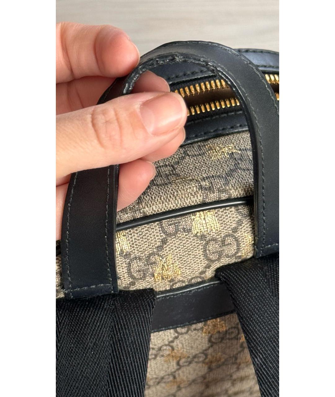 GUCCI Бежевый рюкзак, фото 5