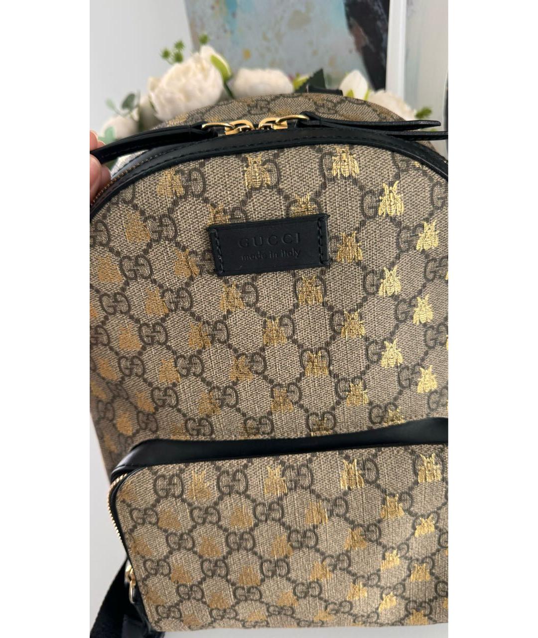 GUCCI Бежевый рюкзак, фото 8