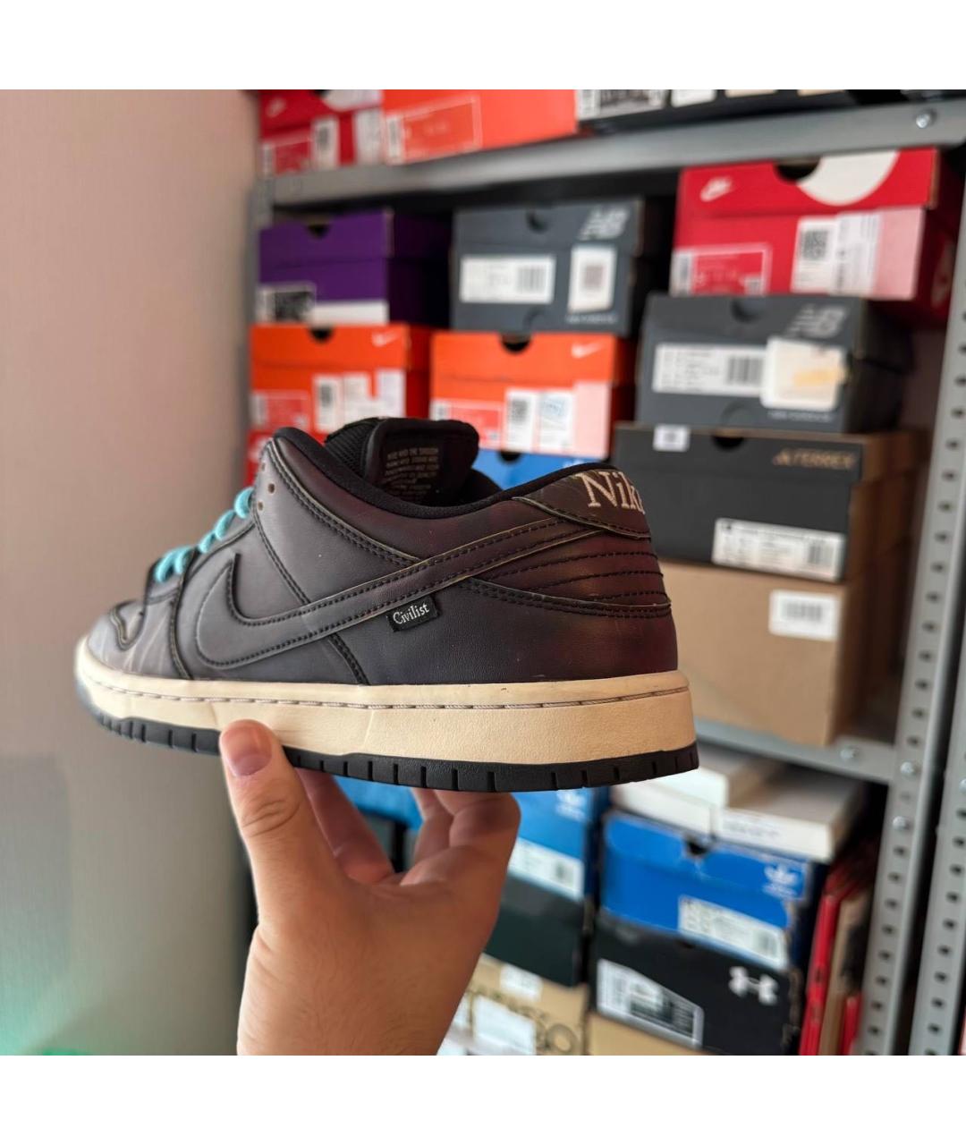 NIKE Коричневые низкие кроссовки / кеды, фото 2