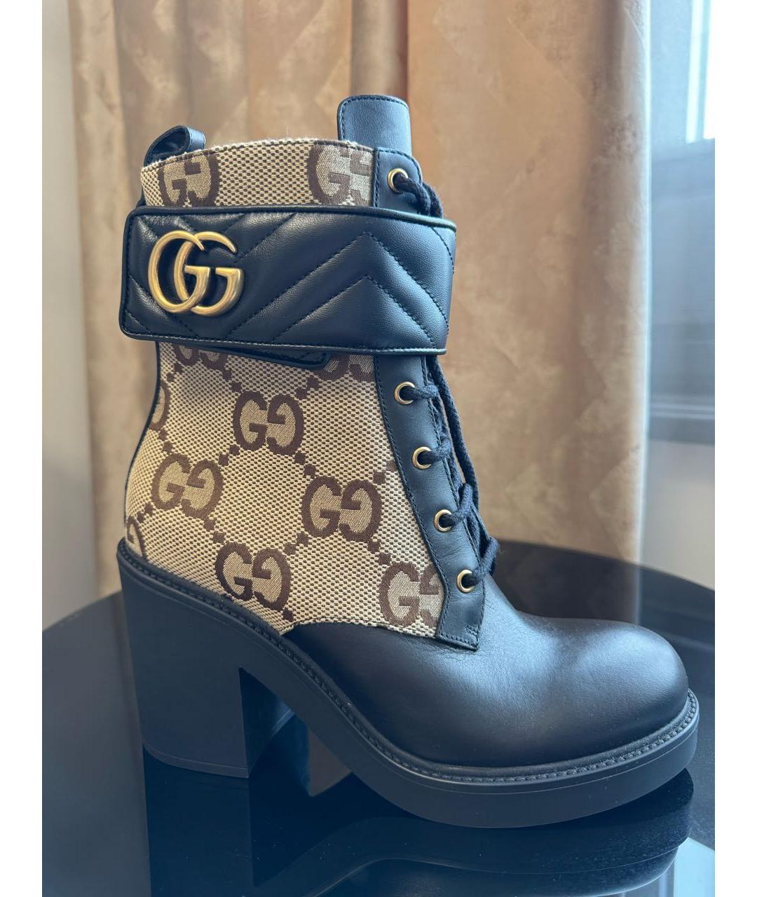 GUCCI Черные ботильоны, фото 5