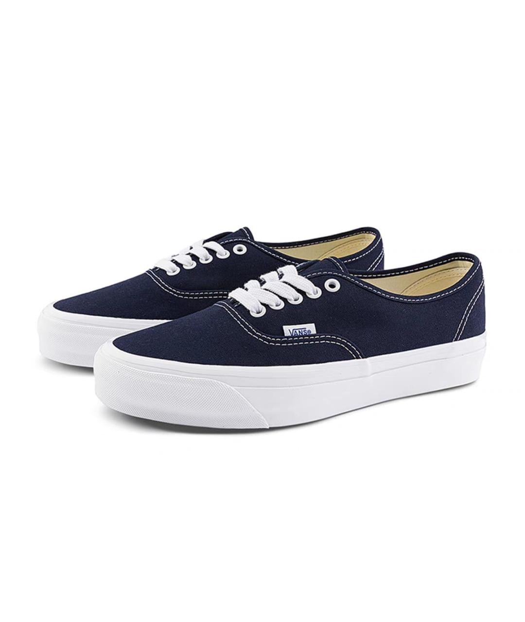 VANS Темно-синие текстильные низкие кроссовки / кеды, фото 2