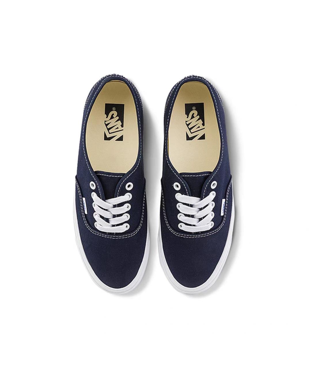 VANS Темно-синие текстильные низкие кроссовки / кеды, фото 3