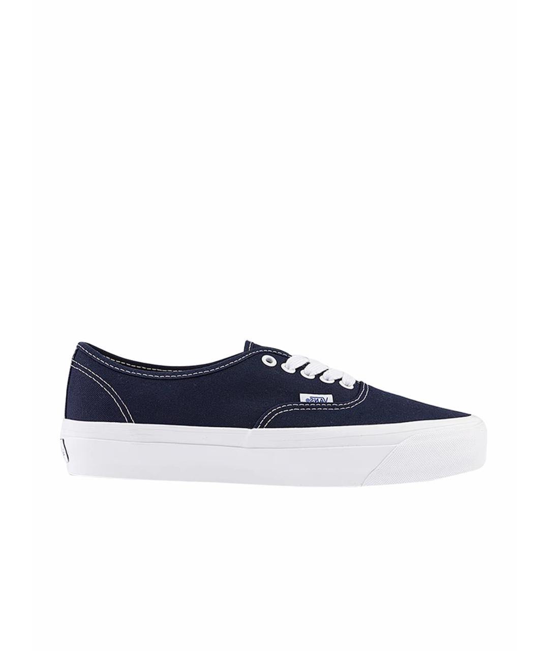 VANS Темно-синие текстильные низкие кроссовки / кеды, фото 1