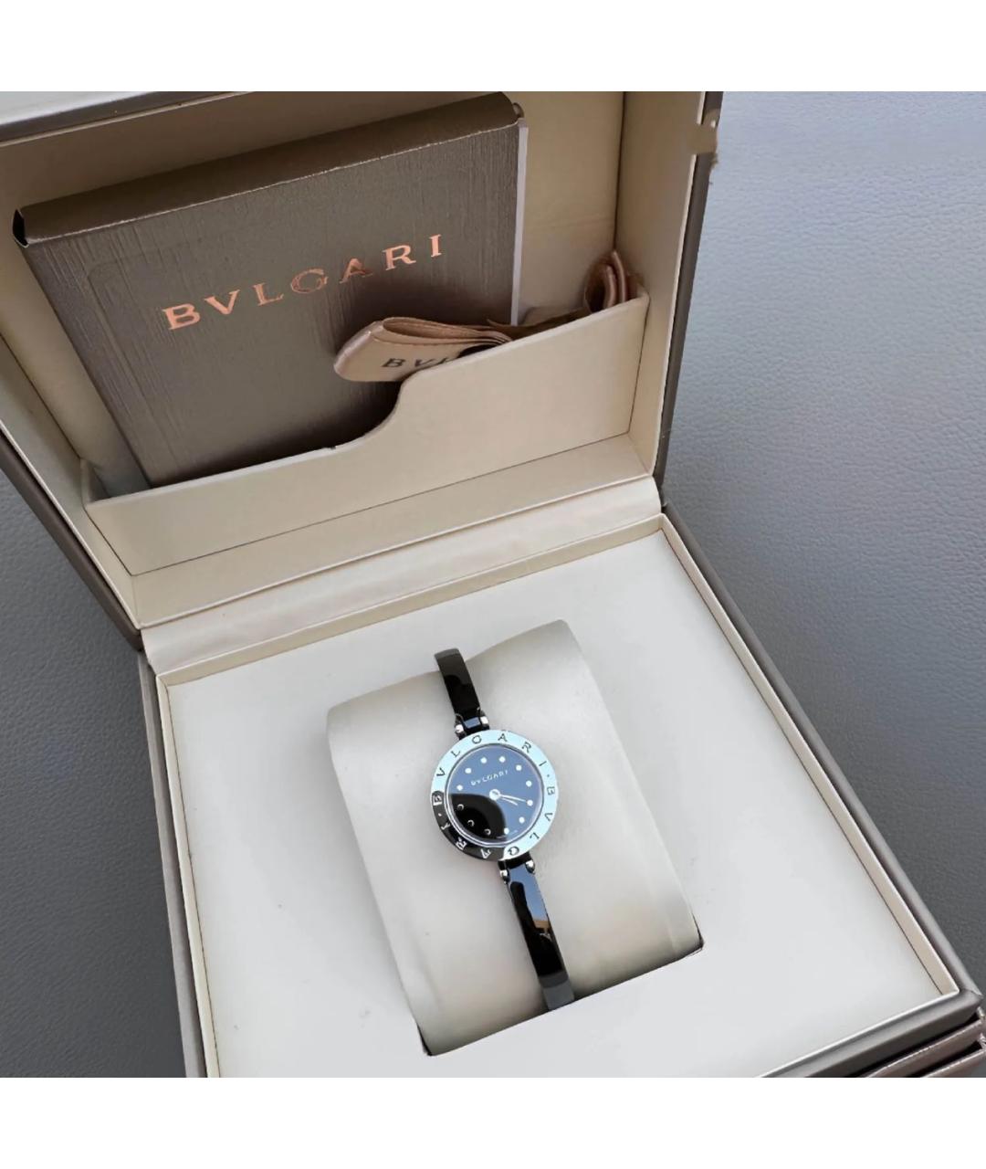 BVLGARI Черные часы, фото 2