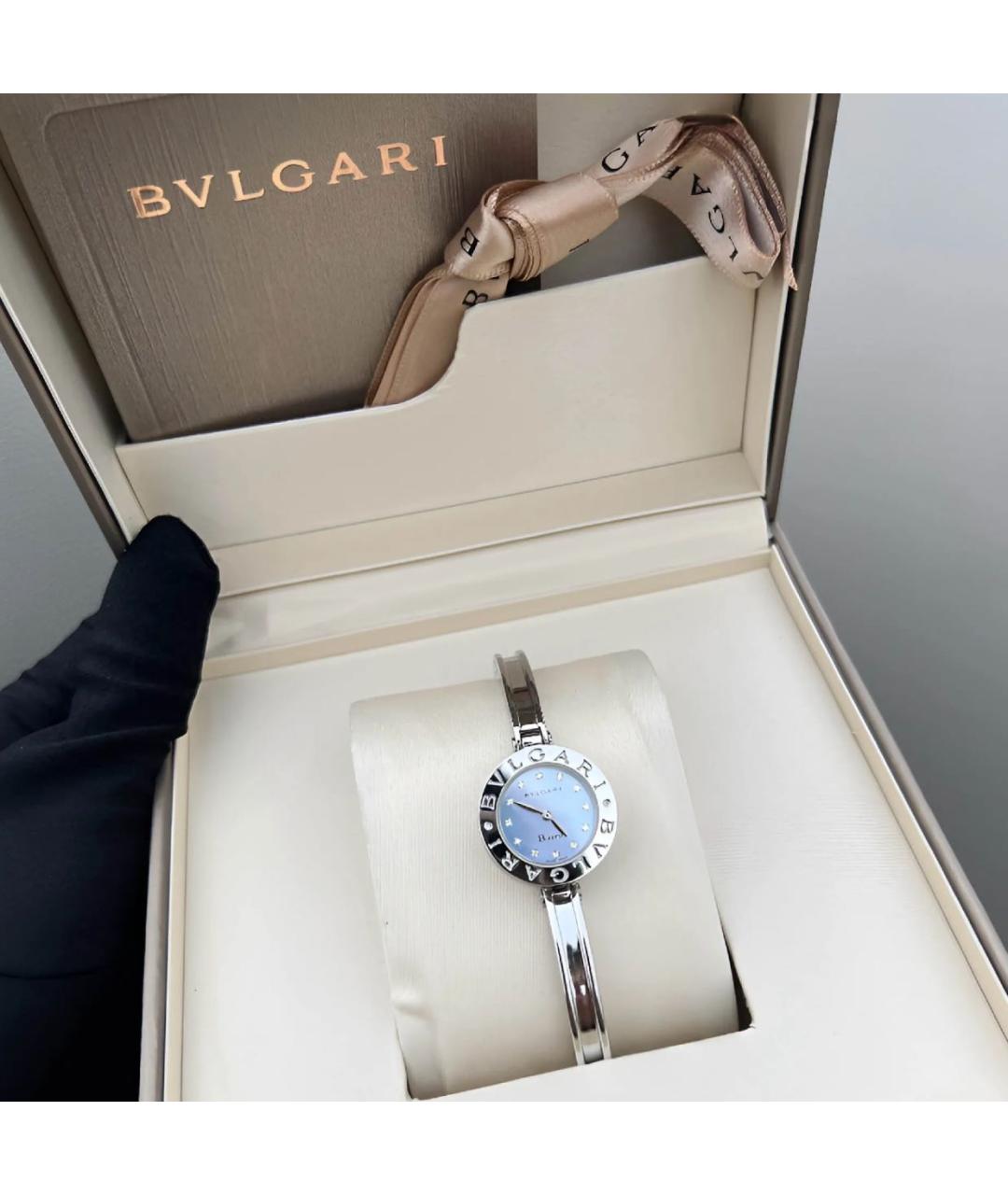 BVLGARI Серебряные часы, фото 2