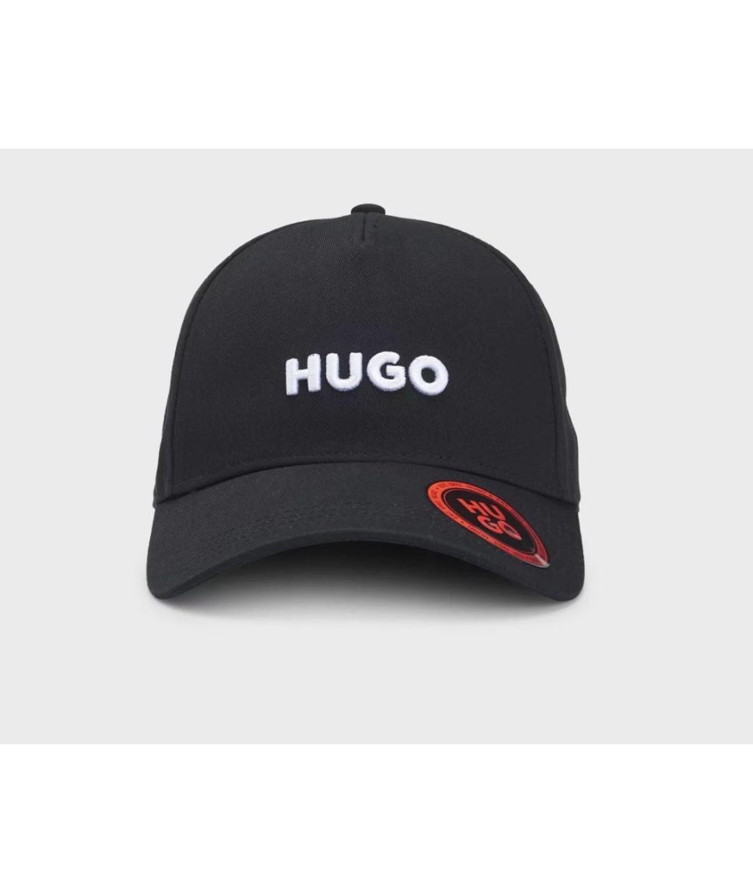 HUGO BOSS Черная хлопковая кепка/бейсболка, фото 3