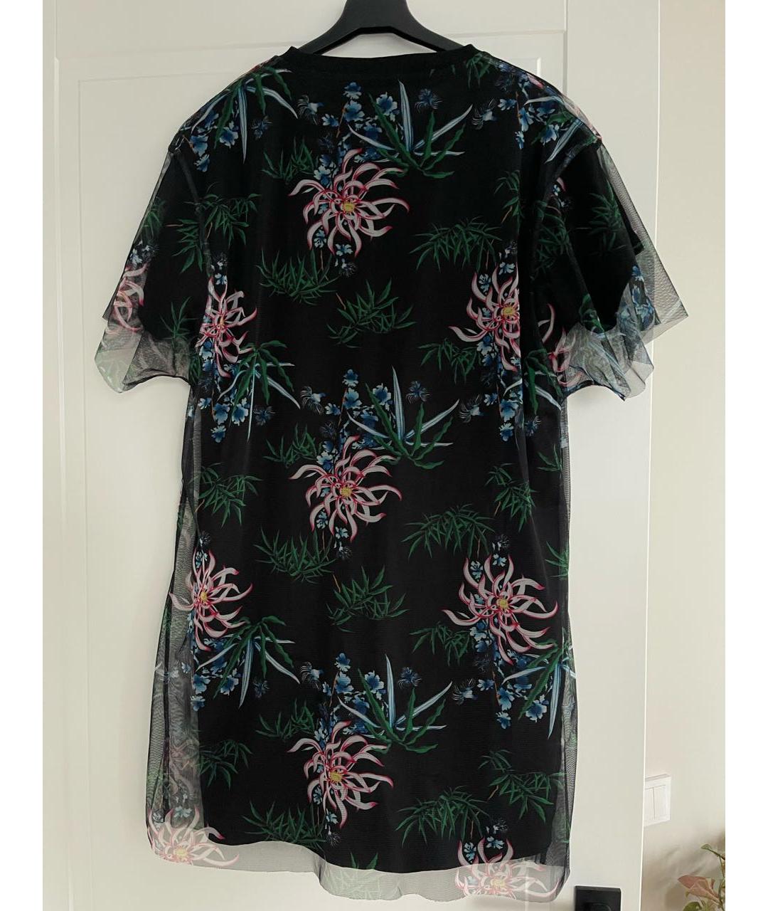 KENZO Черное хлопковое повседневное платье, фото 3