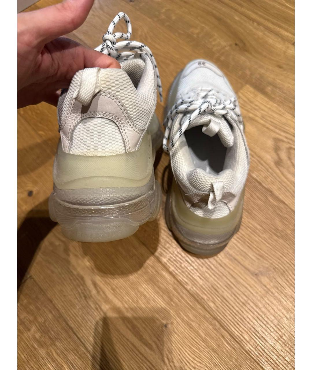 BALENCIAGA Бежевые кроссовки, фото 5