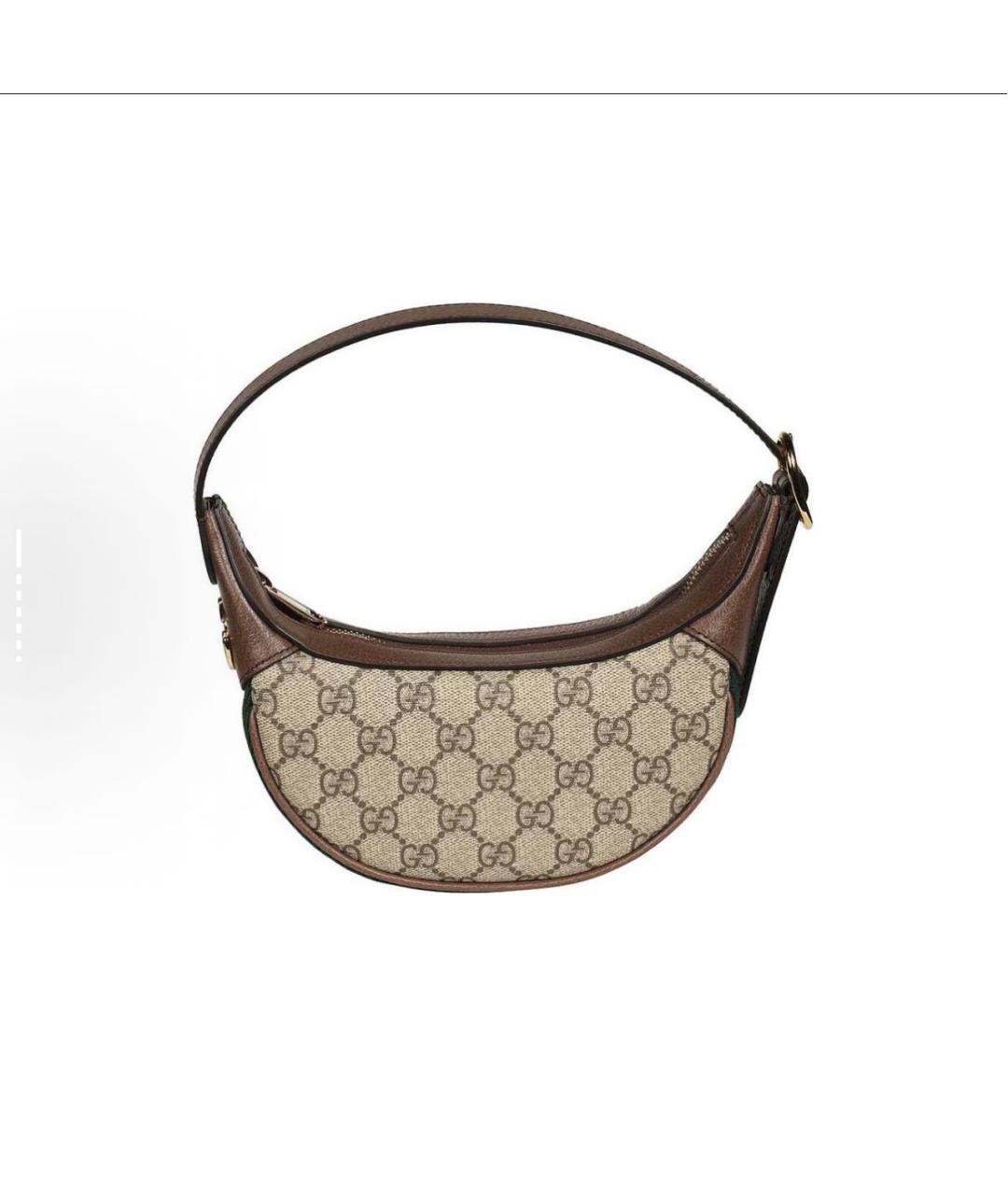 GUCCI Коричневая сумка с короткими ручками, фото 6