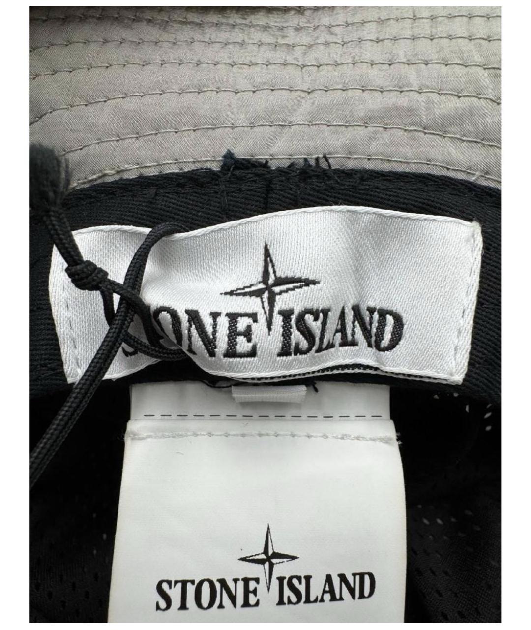 STONE ISLAND Серая панама, фото 3