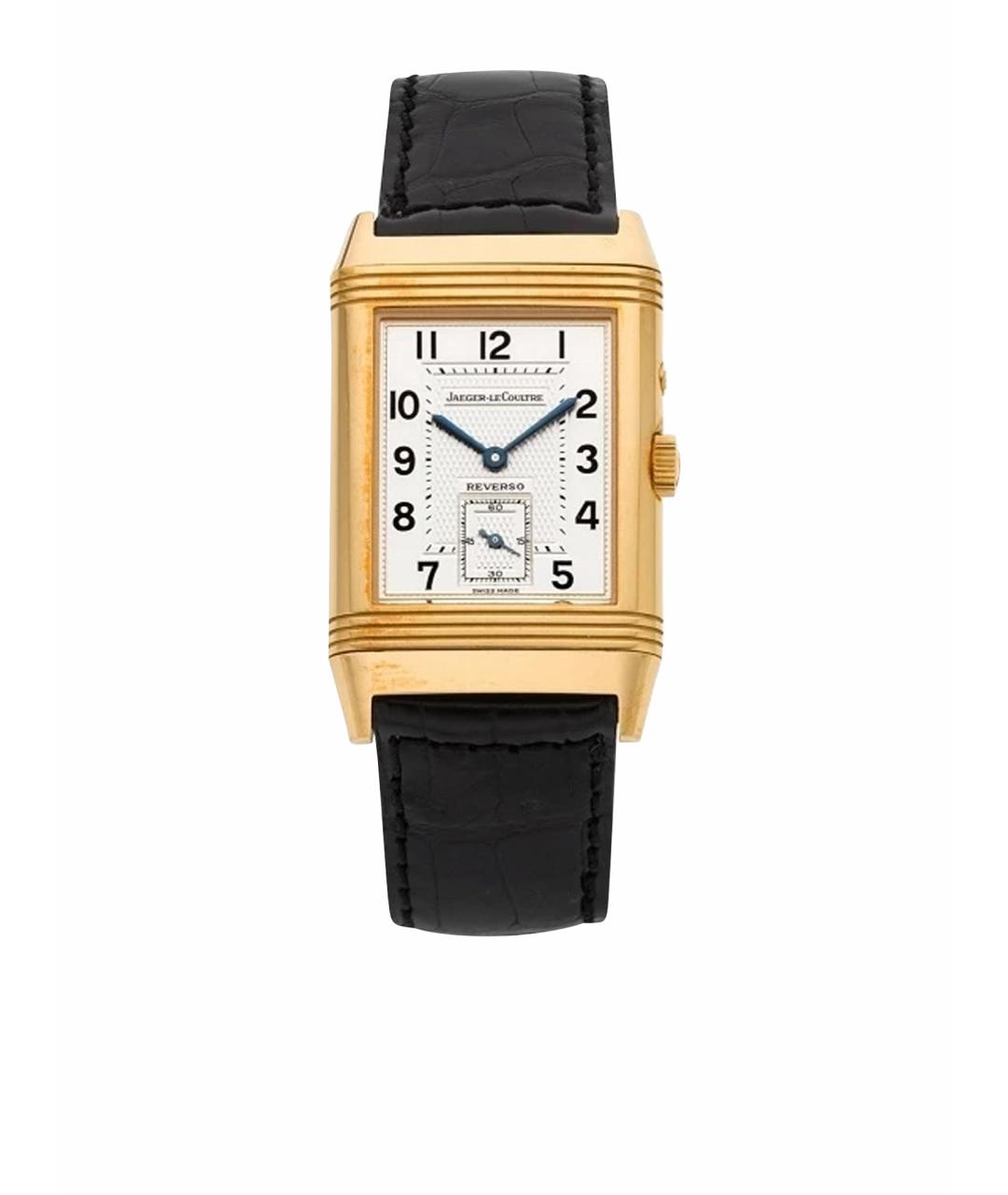 Jaeger LeCoultre Черные часы из желтого золота, фото 1