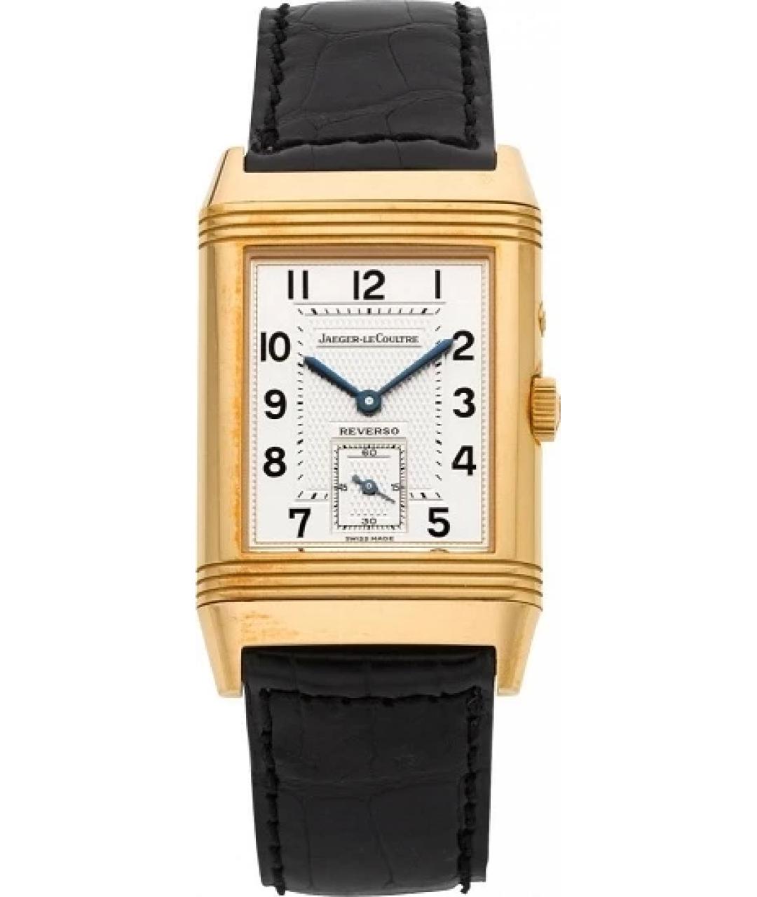 Jaeger LeCoultre Черные часы из желтого золота, фото 9