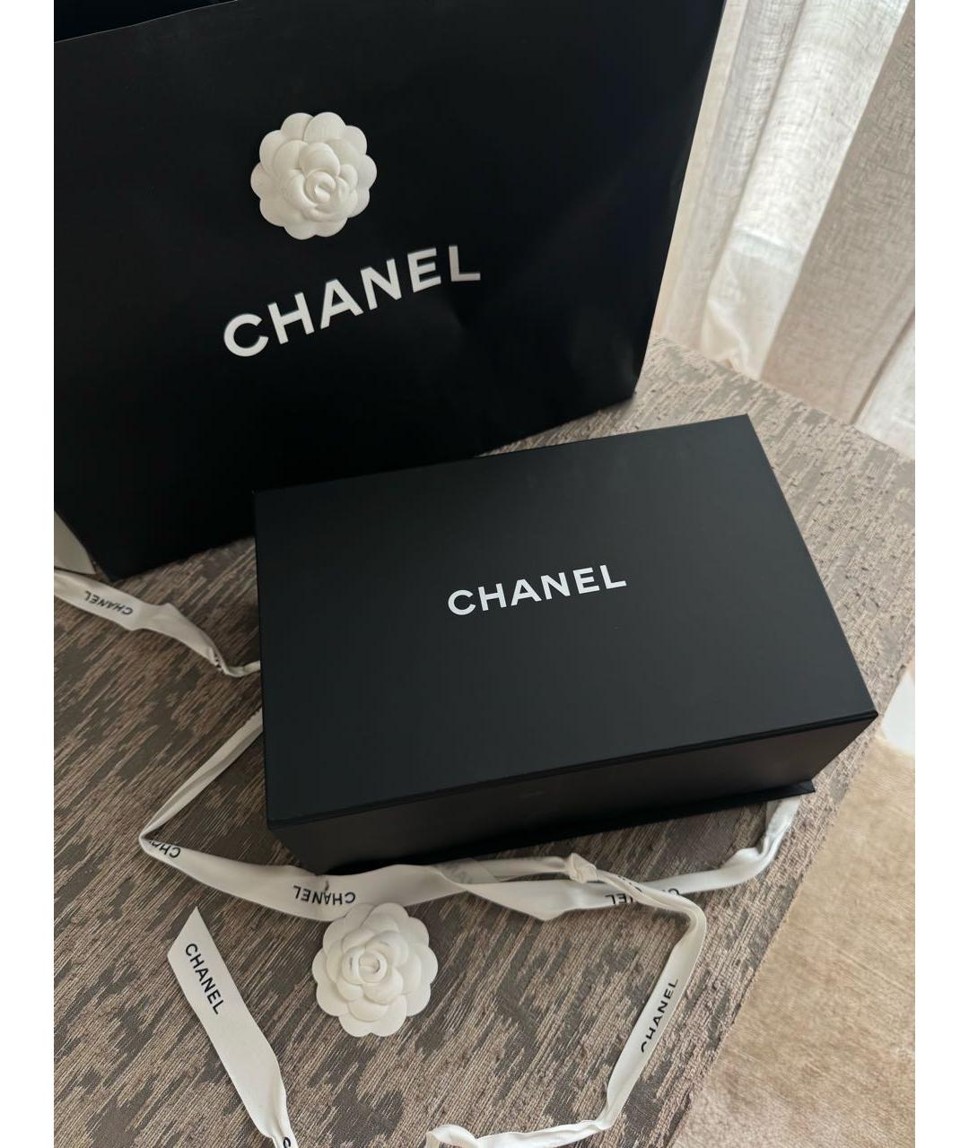 CHANEL Белая сумка через плечо, фото 5