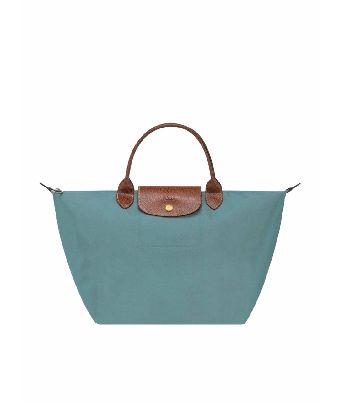 LONGCHAMP Зеленая сумка тоут, фото 1