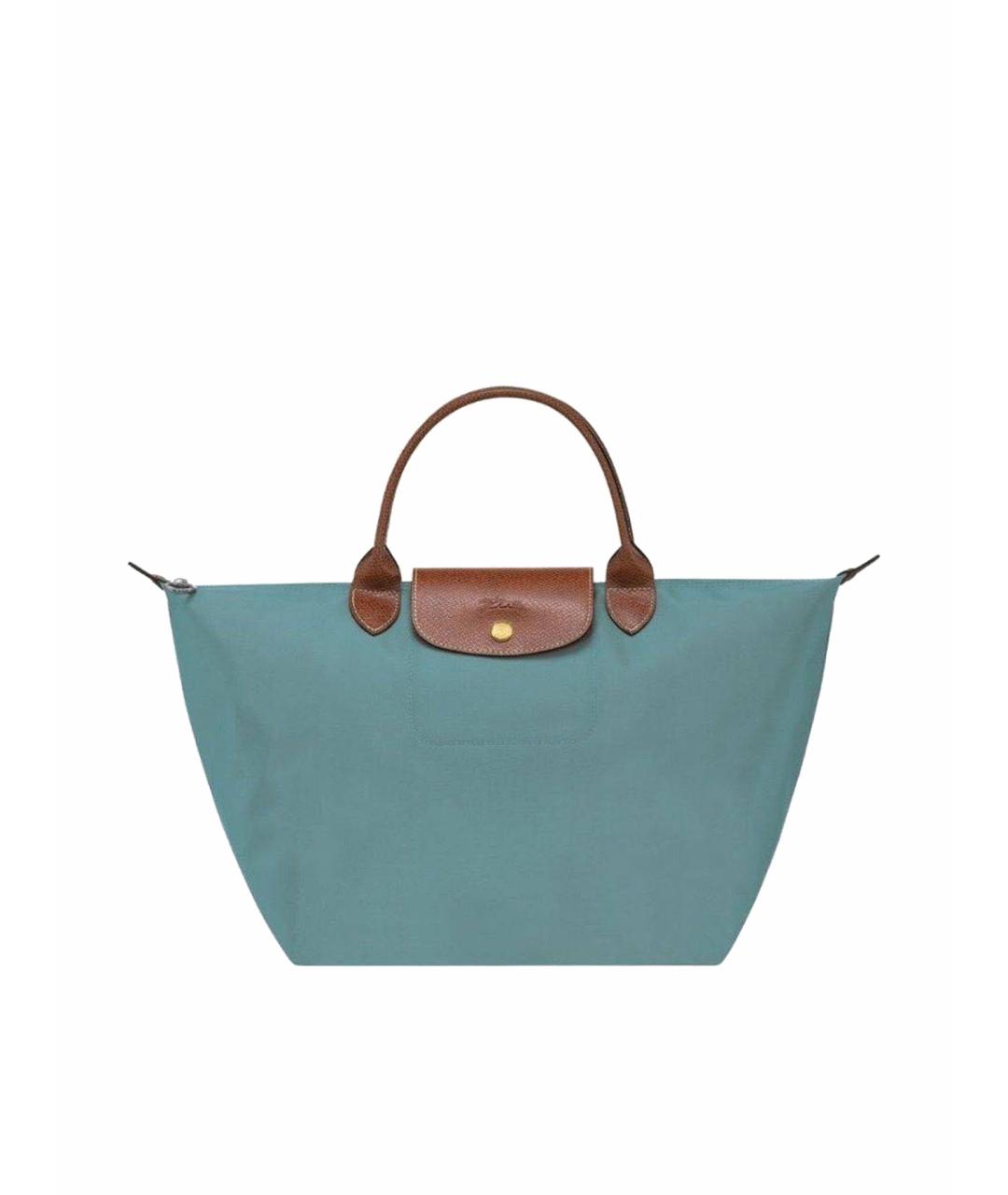 LONGCHAMP Зеленая сумка тоут, фото 1