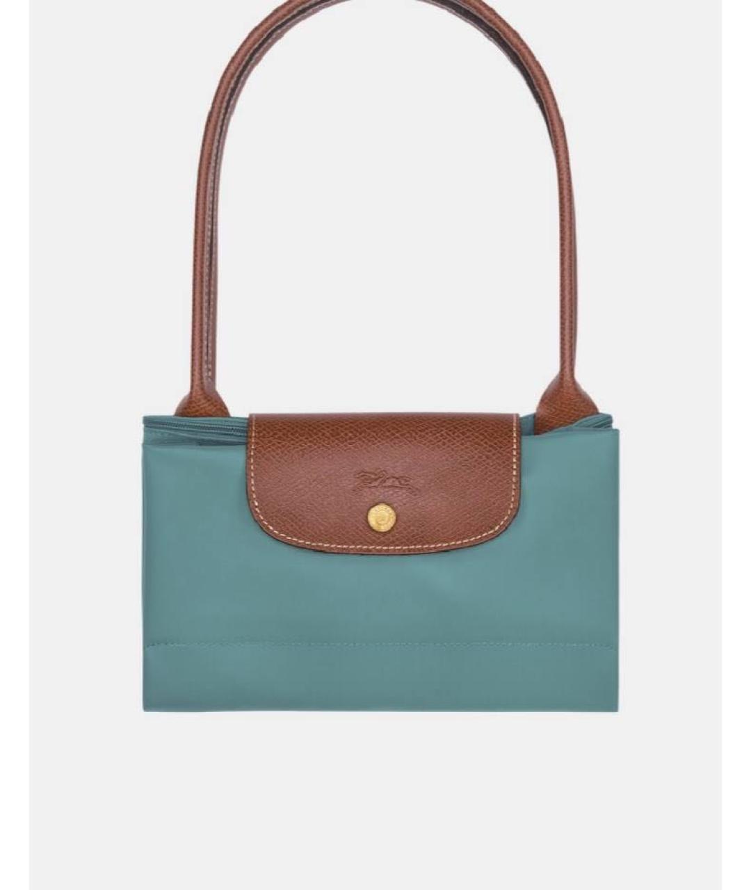 LONGCHAMP Зеленая сумка тоут, фото 3