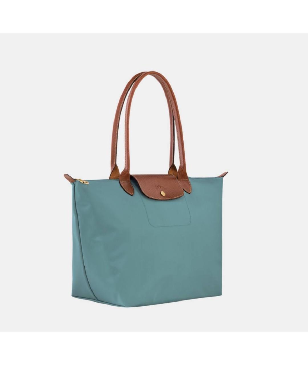 LONGCHAMP Зеленая сумка тоут, фото 2