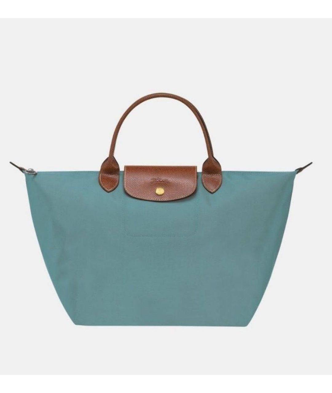 LONGCHAMP Зеленая сумка тоут, фото 8
