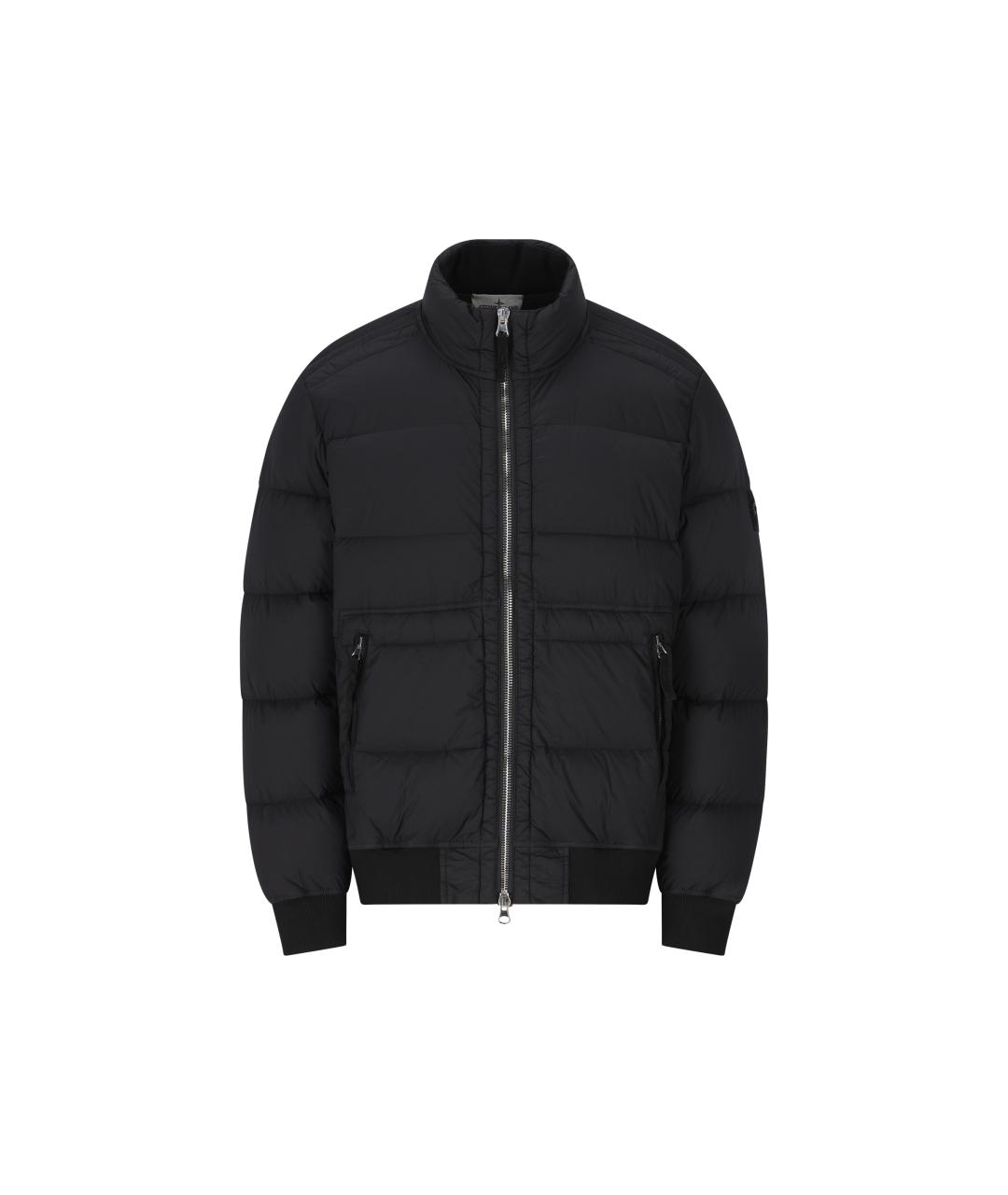 STONE ISLAND Черная полиамидовая куртка, фото 1