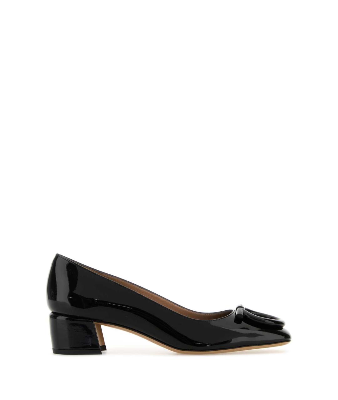 FERRAGAMO Черные кожаные туфли, фото 1