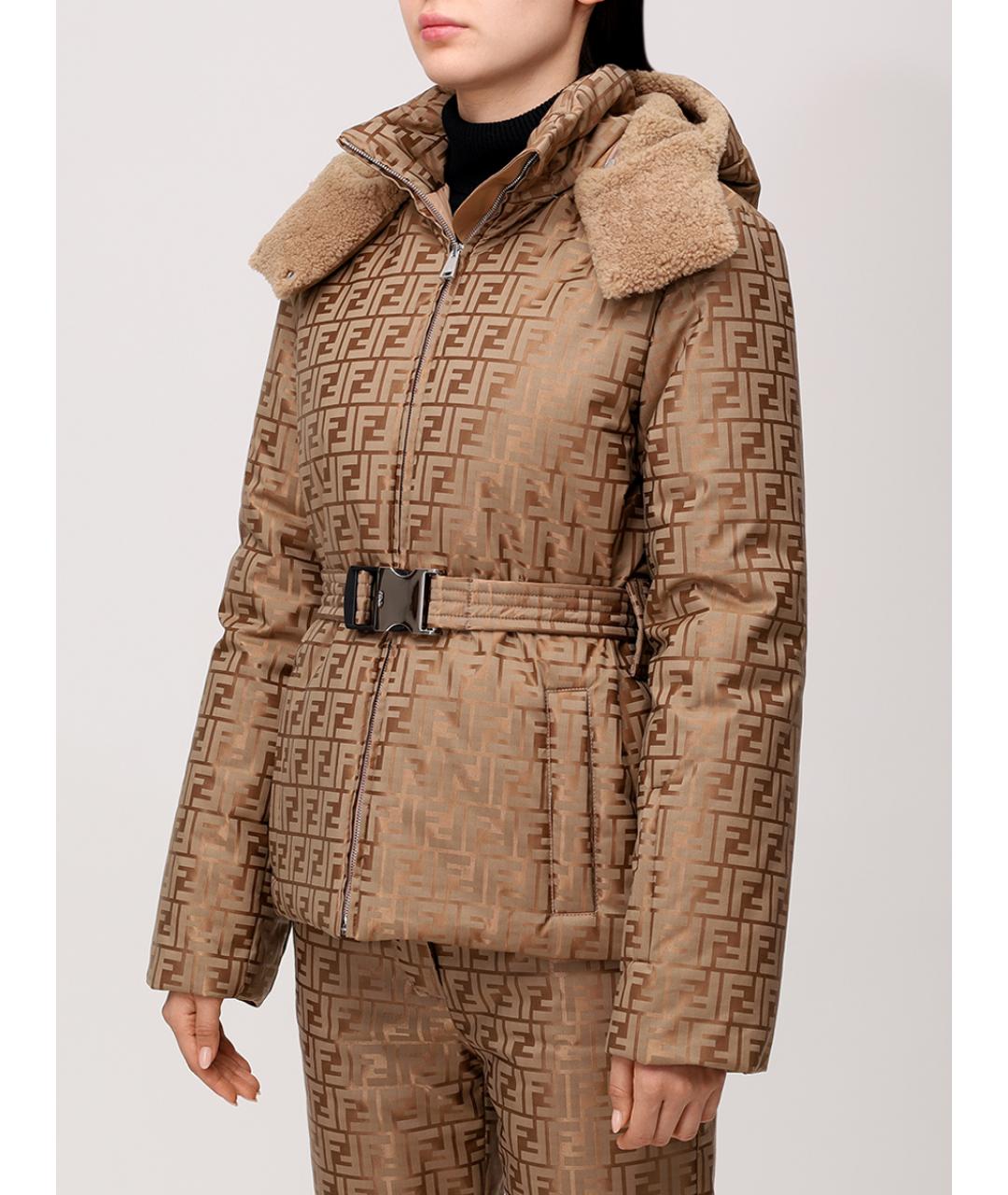 FENDI Золотая спортивная куртка, фото 3
