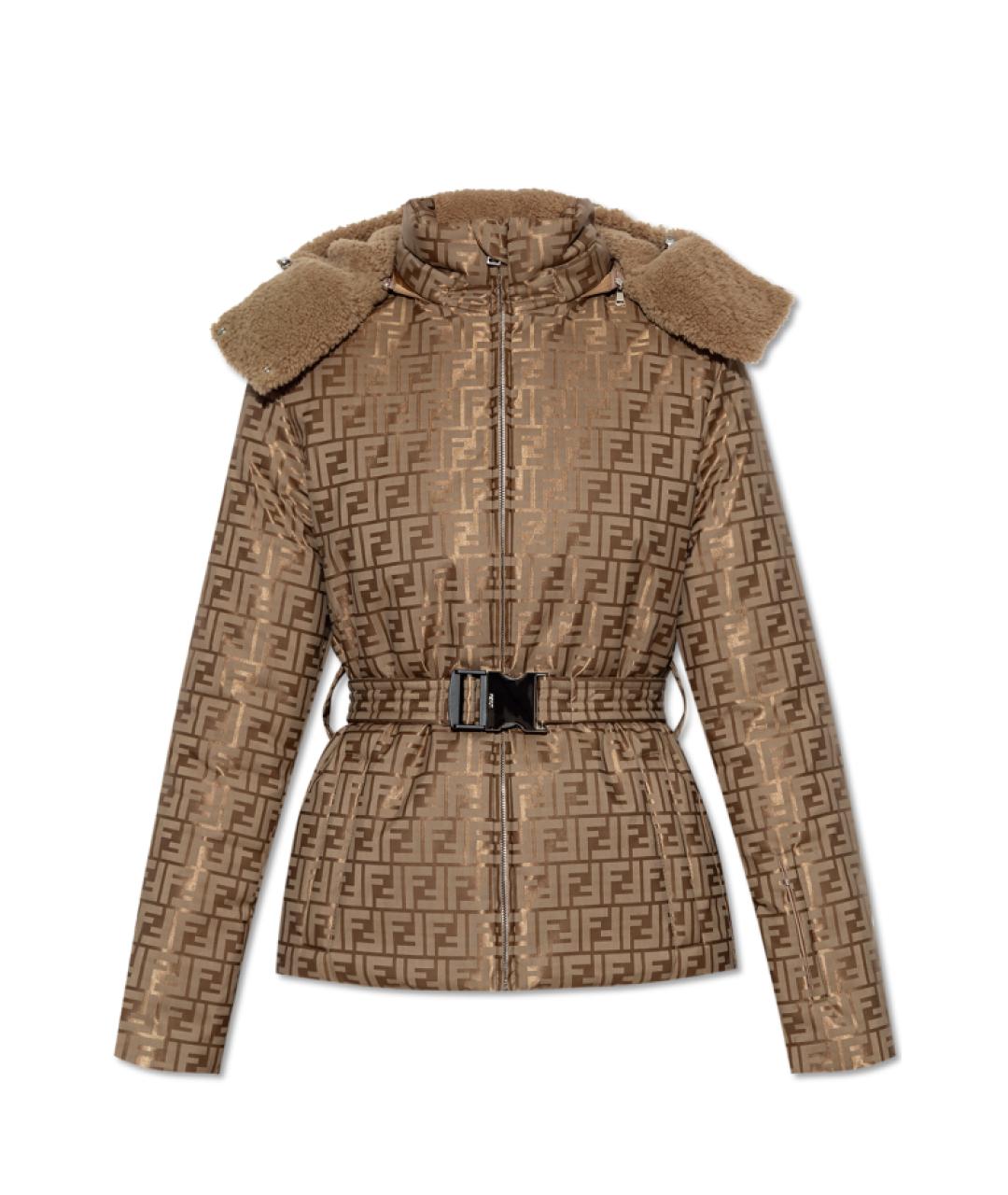 FENDI Золотая спортивная куртка, фото 1