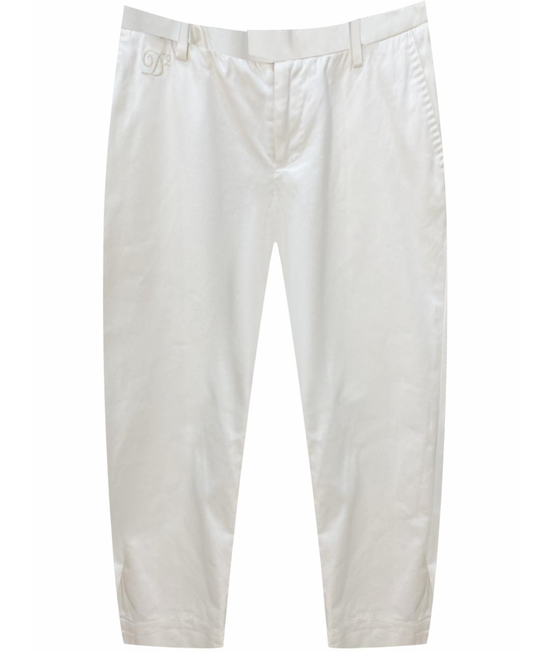 DSQUARED2 Белые хлопковые капри, фото 1