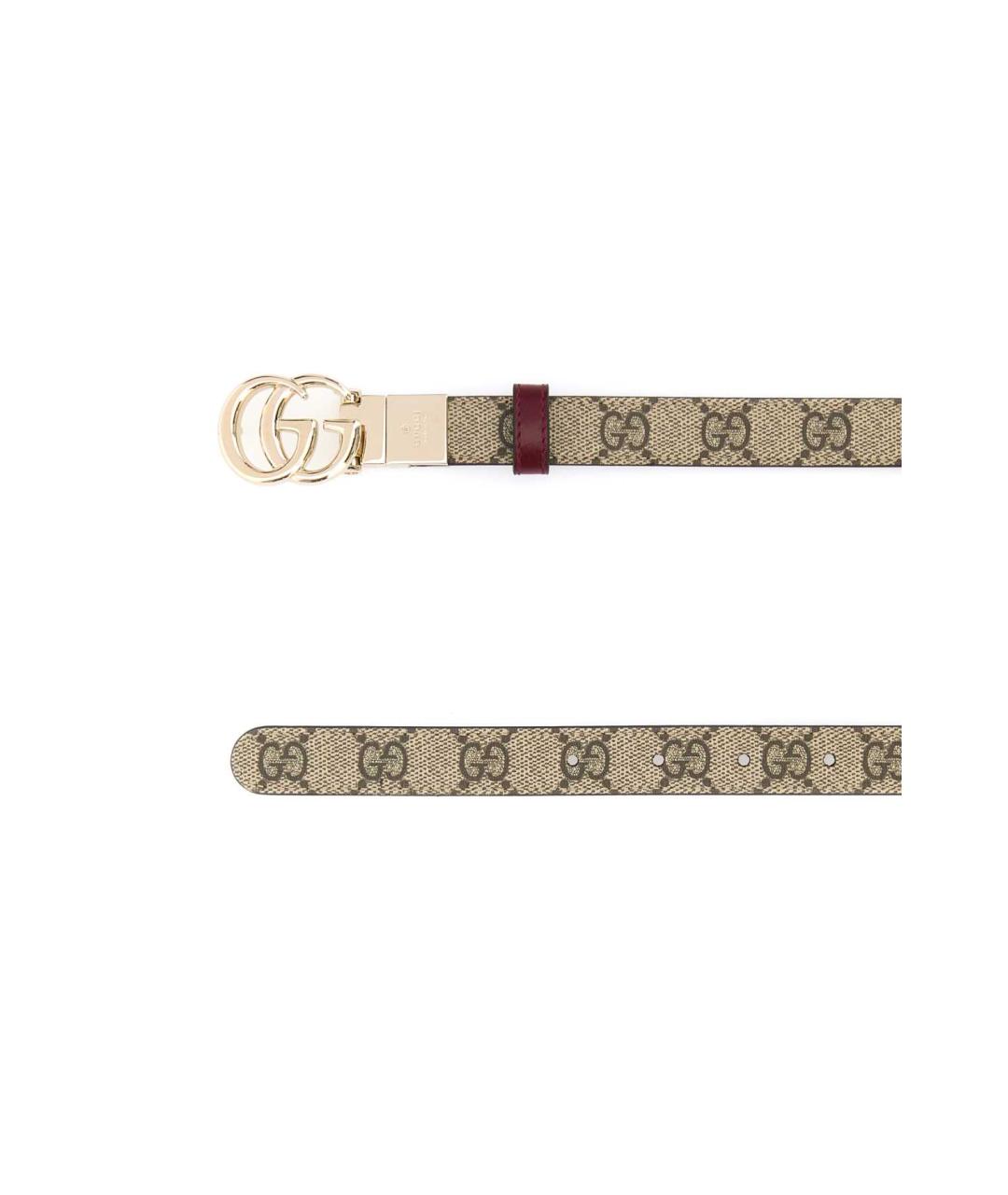 GUCCI Бежевый ремень, фото 2