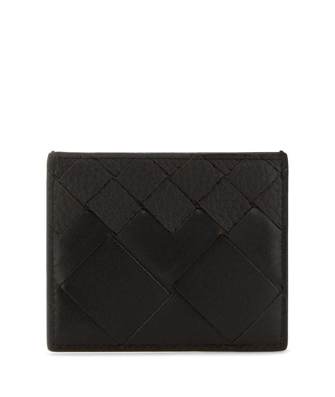 BOTTEGA VENETA Коричневый кожаный кардхолдер, фото 1
