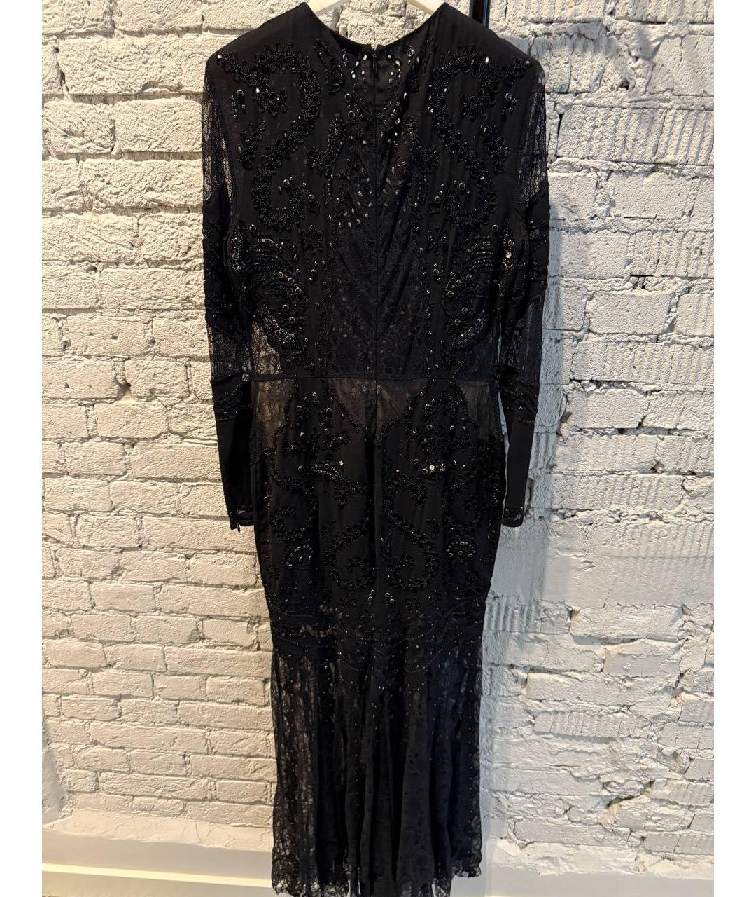 ZUHAIR MURAD Черное бархатное вечернее платье, фото 5