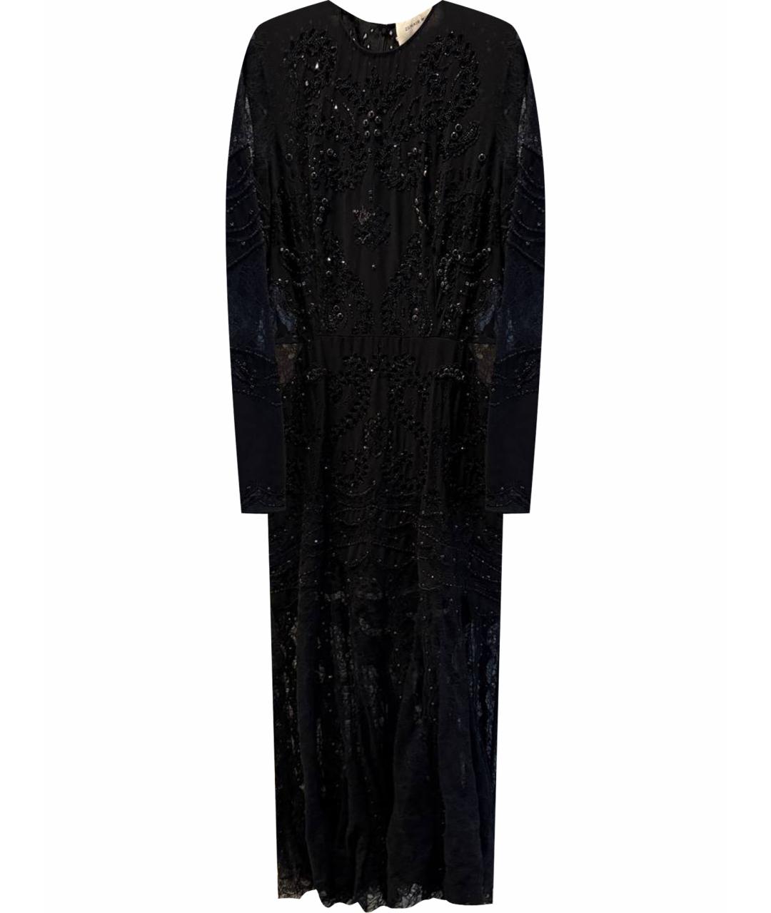 ZUHAIR MURAD Черное бархатное вечернее платье, фото 1
